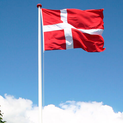 Flagstang til eksisterende støtte