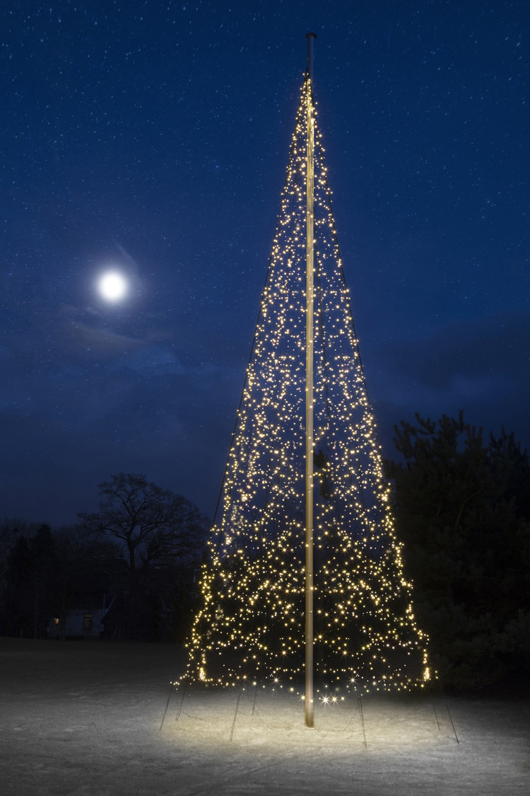 fairybell-1000cm-4000led-warm-white Fairybell lyskæde - Julelys til flagstang 10 meter