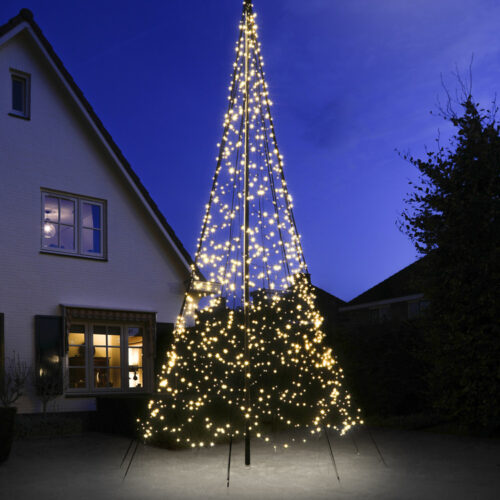 Julelys til 6m flagstang