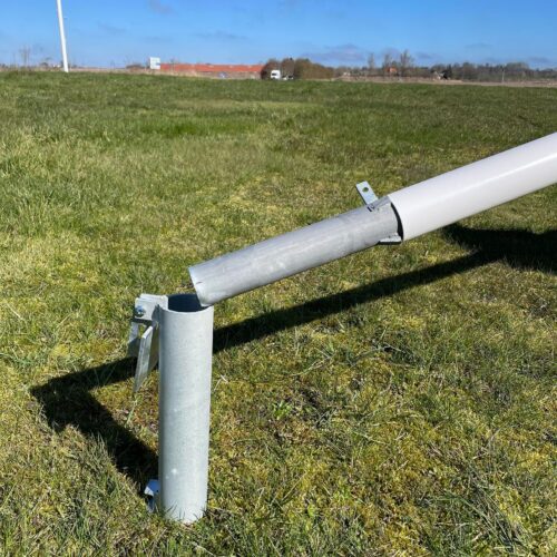 Glasfiberflagstang med Fortovsbeslag 3-6 meter